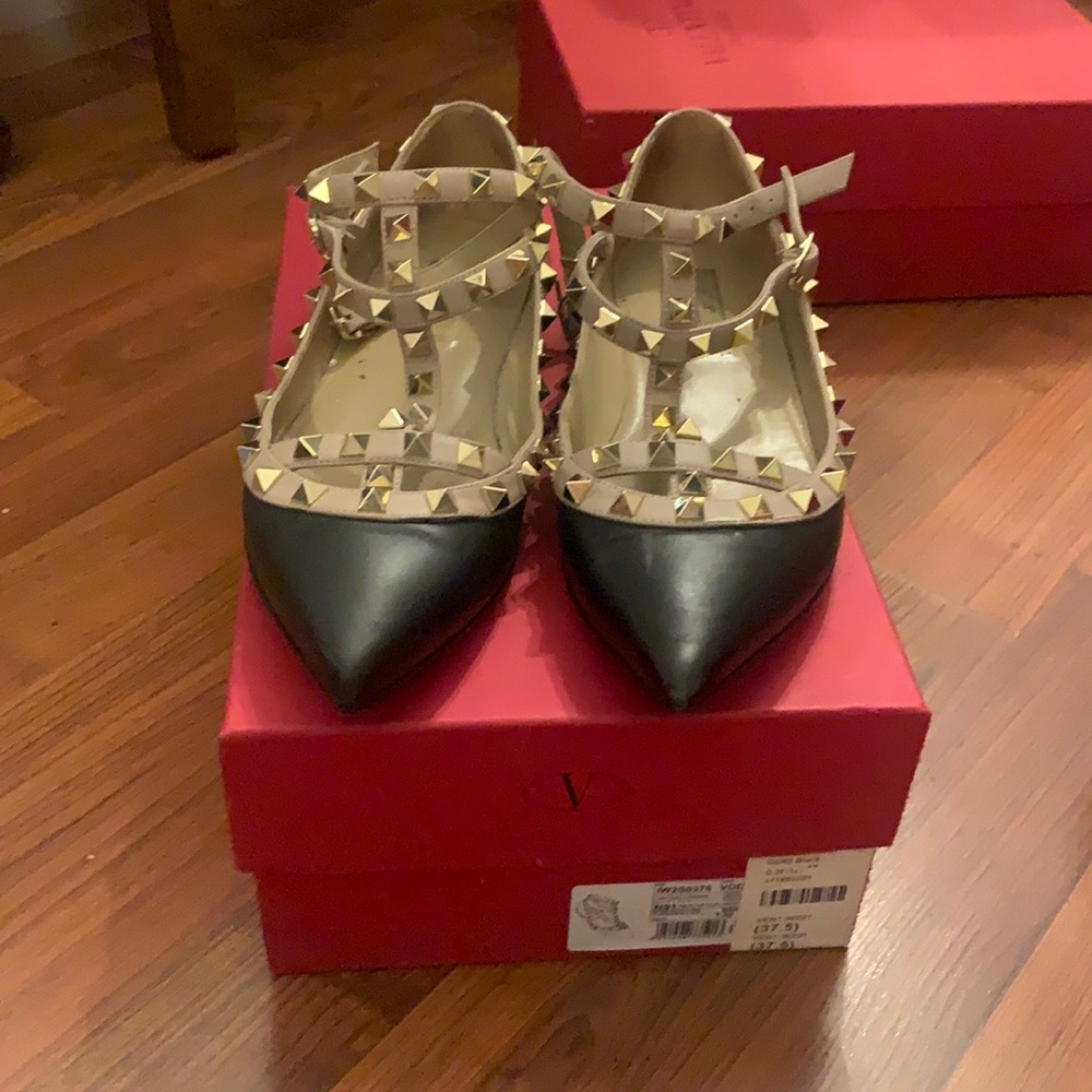 Valentino studded ballerina flats